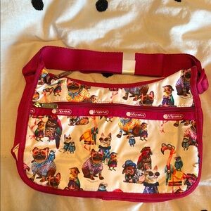 LeSportsac Colorful Animal Print Shoulder Bag